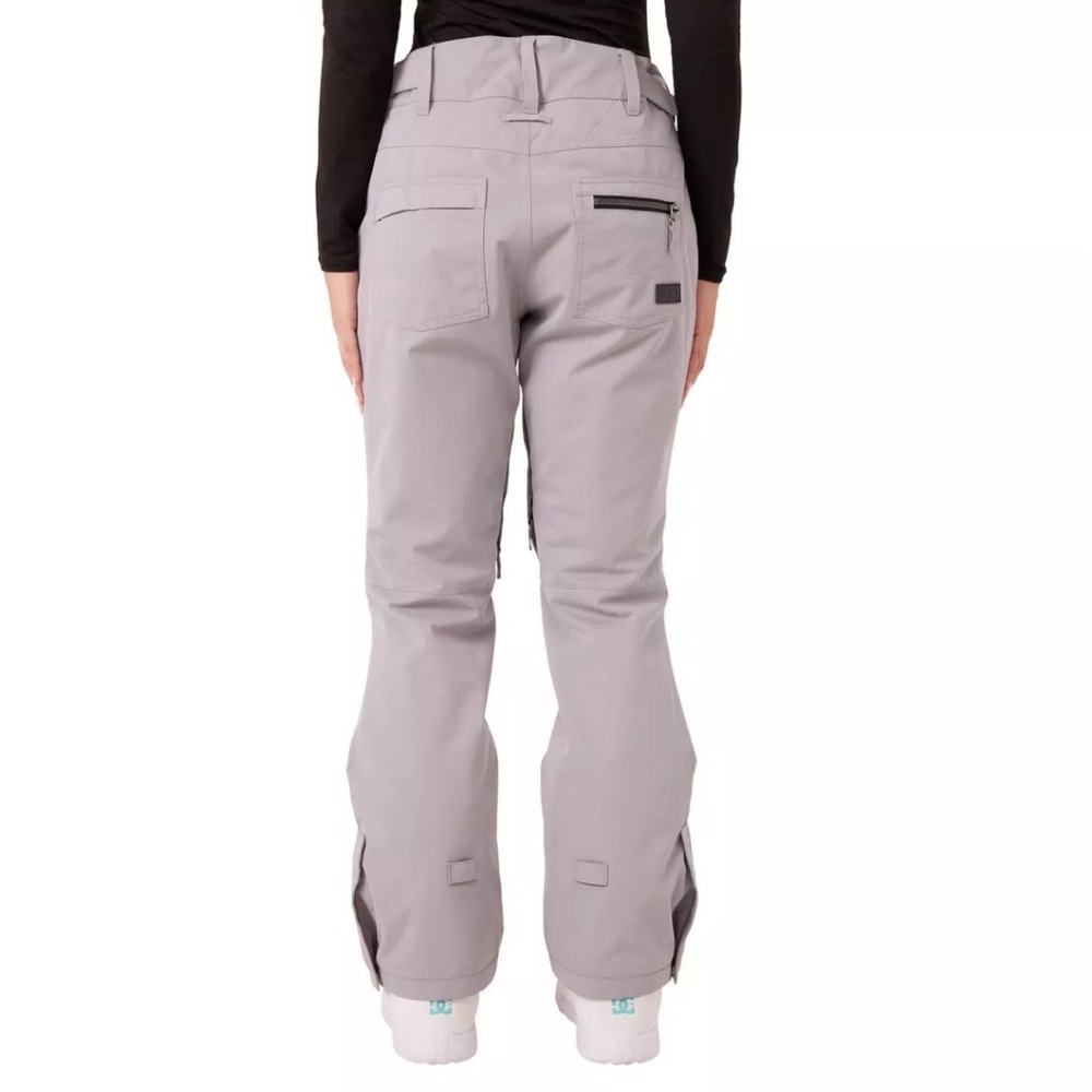 Roxy Womens Grey Nadia Snowboard Ski Pants Adjustable Waist Insulated Small S - Picture 4 of 16